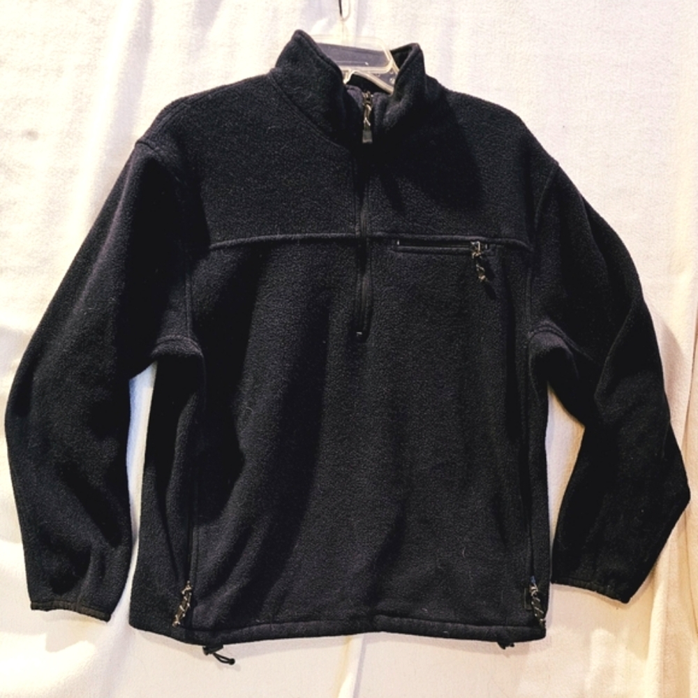 Men's S J. Crew Navy JCMG Multiglisse 1/2 Zip Fleece Sweatshirt